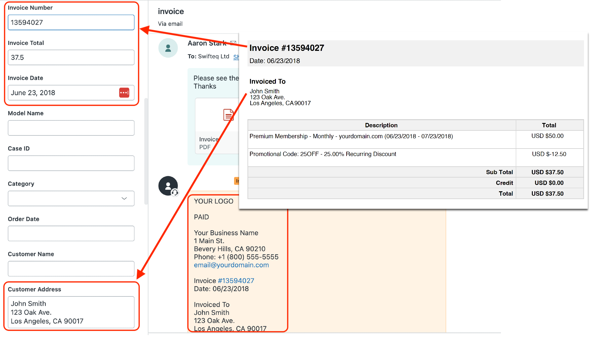 Screenshot of Document Parser OCR