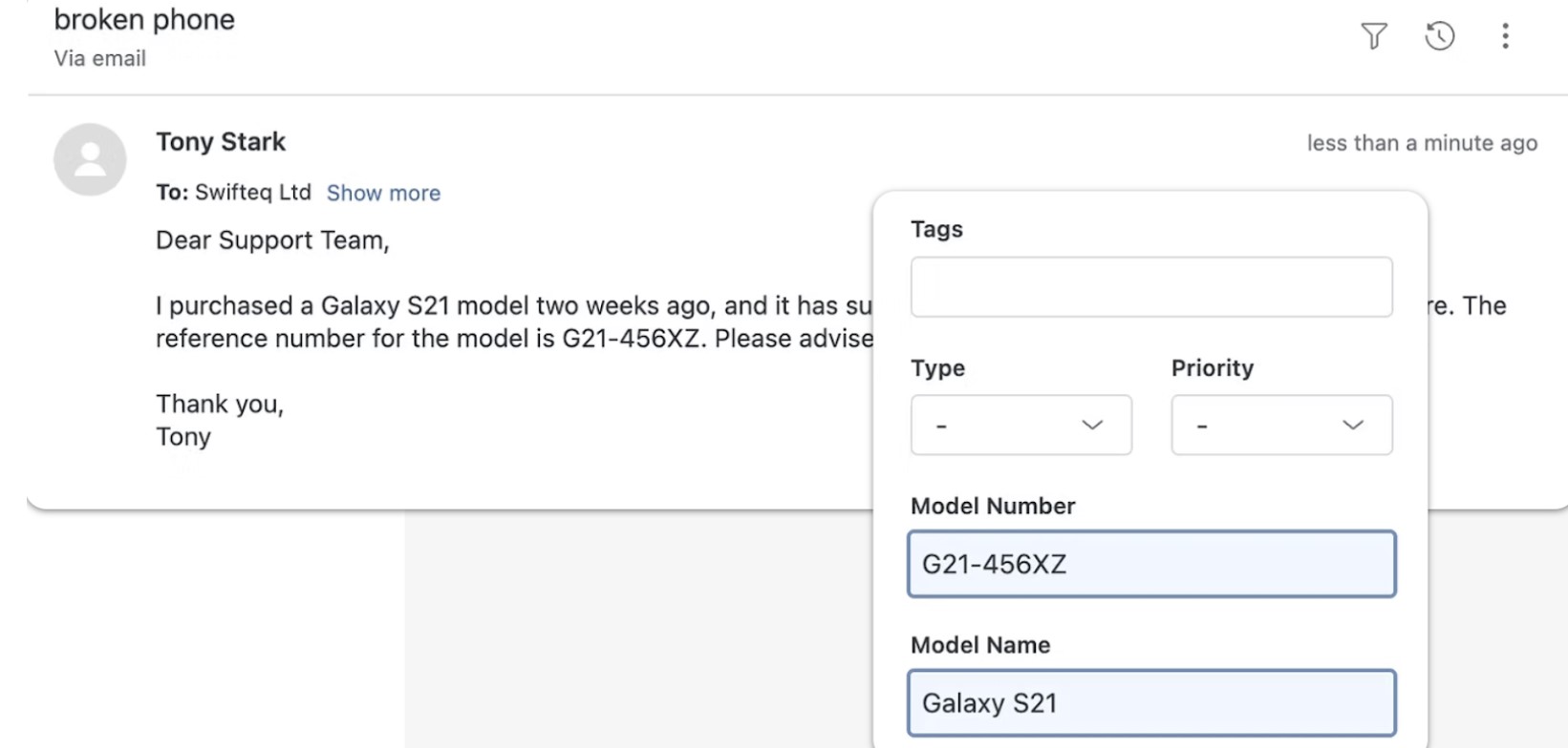 Screenshot of Triggers+ChatGPT - Data Parsing